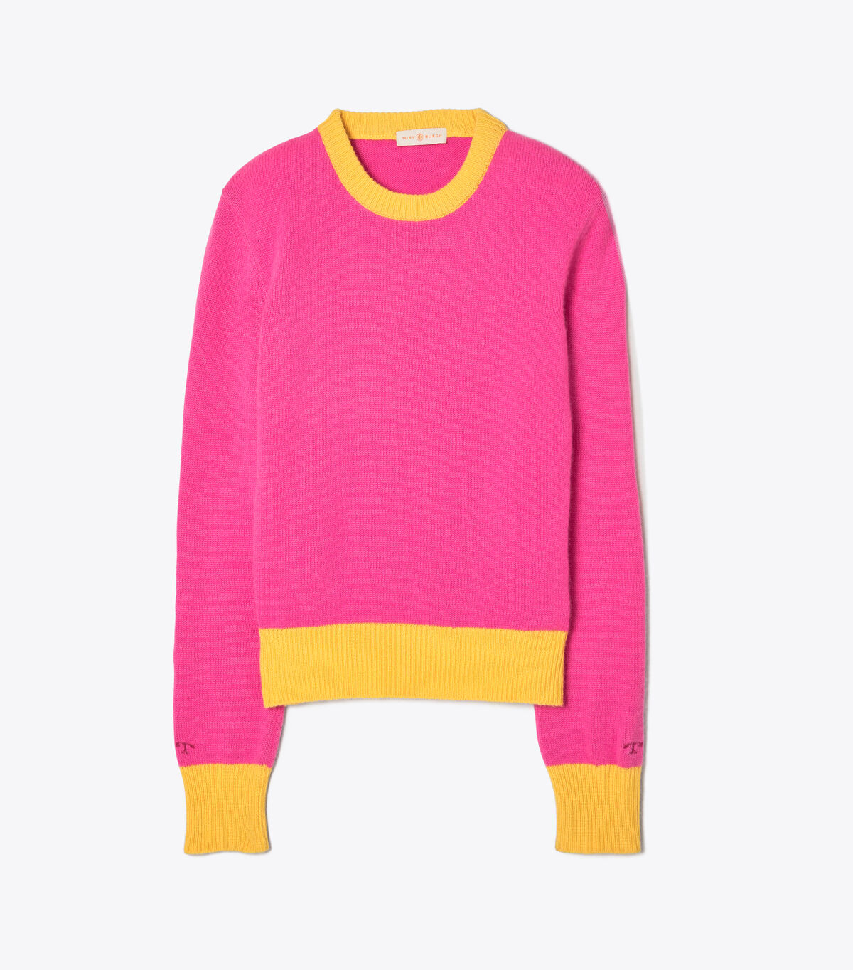 tory burch cashmere color block sweater