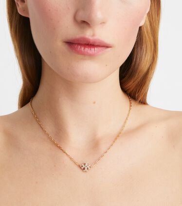 Roxanne Chain Pavé Pendant Necklace 
