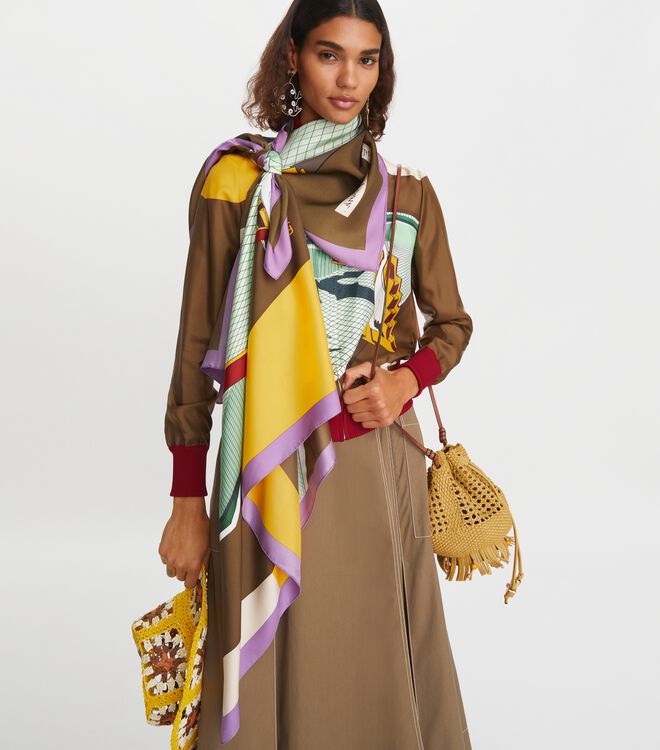 Hermes silk square scarf Clearance