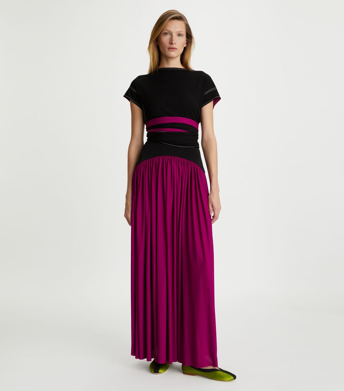 tory burch crepe jersey skirt