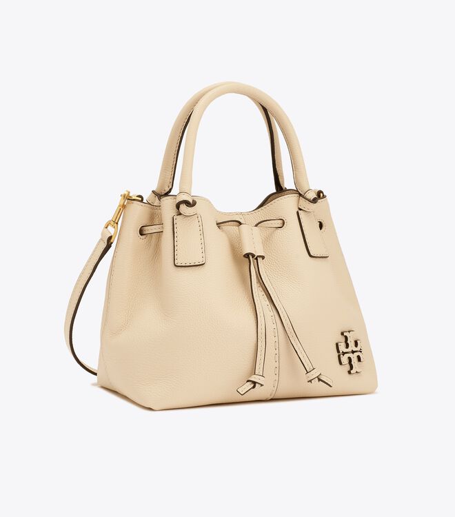 McGraw Small Drawstring Satchel | Tory Burch KSA Navigation | Tory Burch