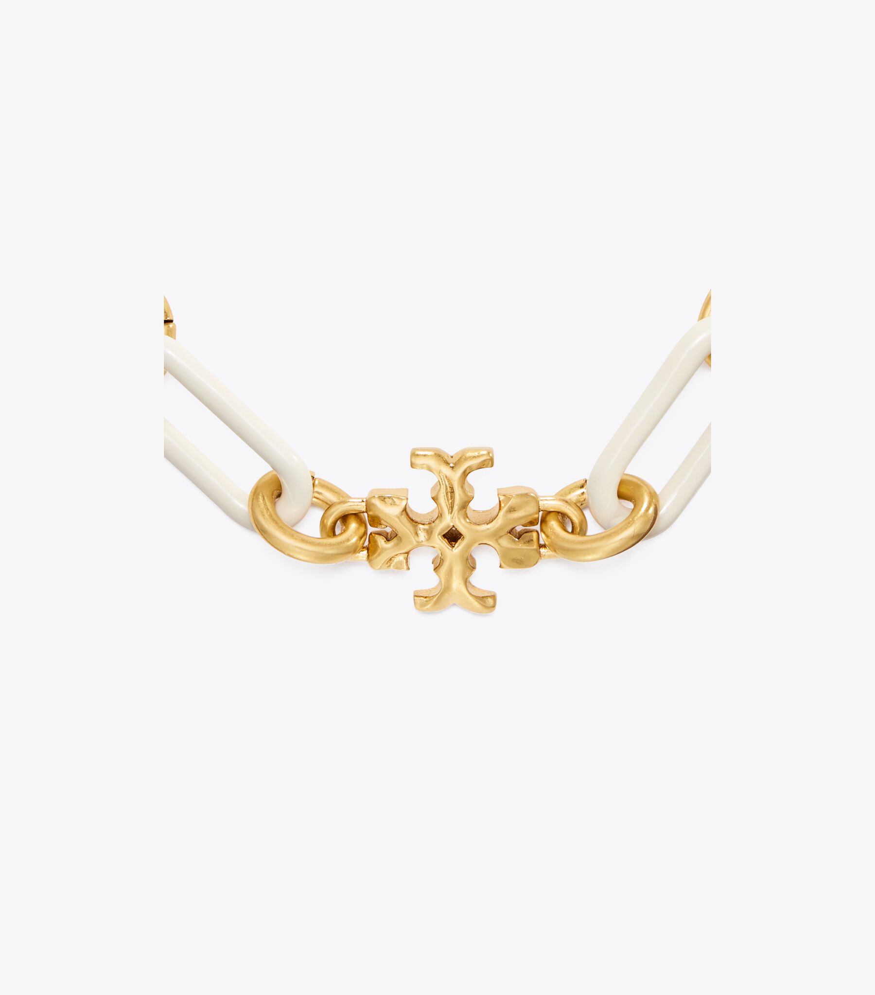TORY BURCH Gold Roxanne Twisted Rope Chain Bracelet. NWT. 7” 14k Yellow Gold Hampton Link Chain Bracelet. SKU  main image 2