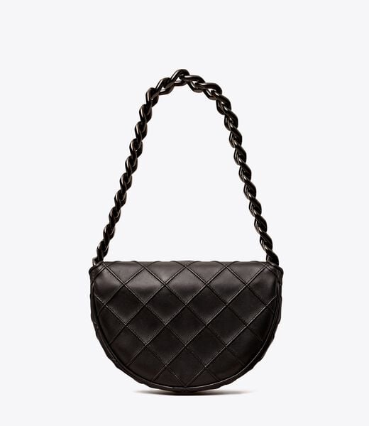 tory burch mini fleming soft crescent bag