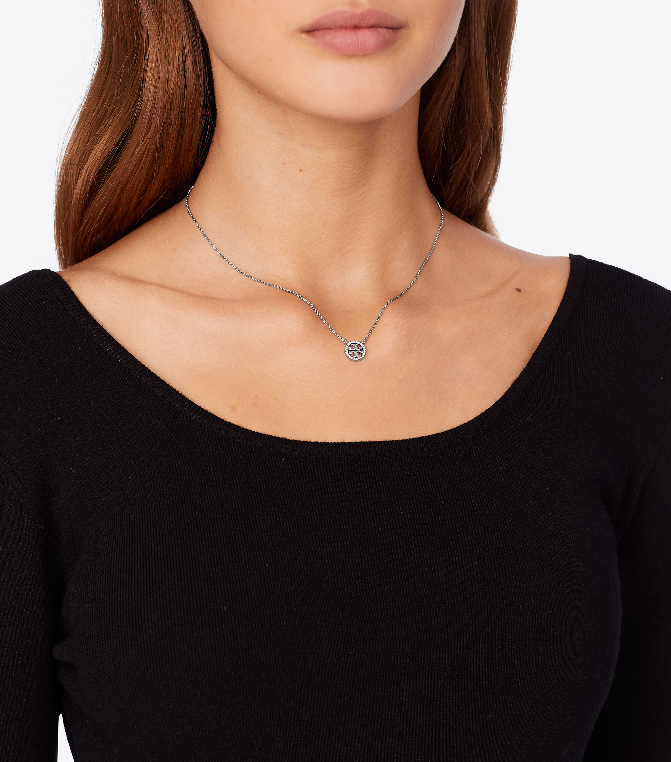 Tory burch delicate logo necklace hotsell