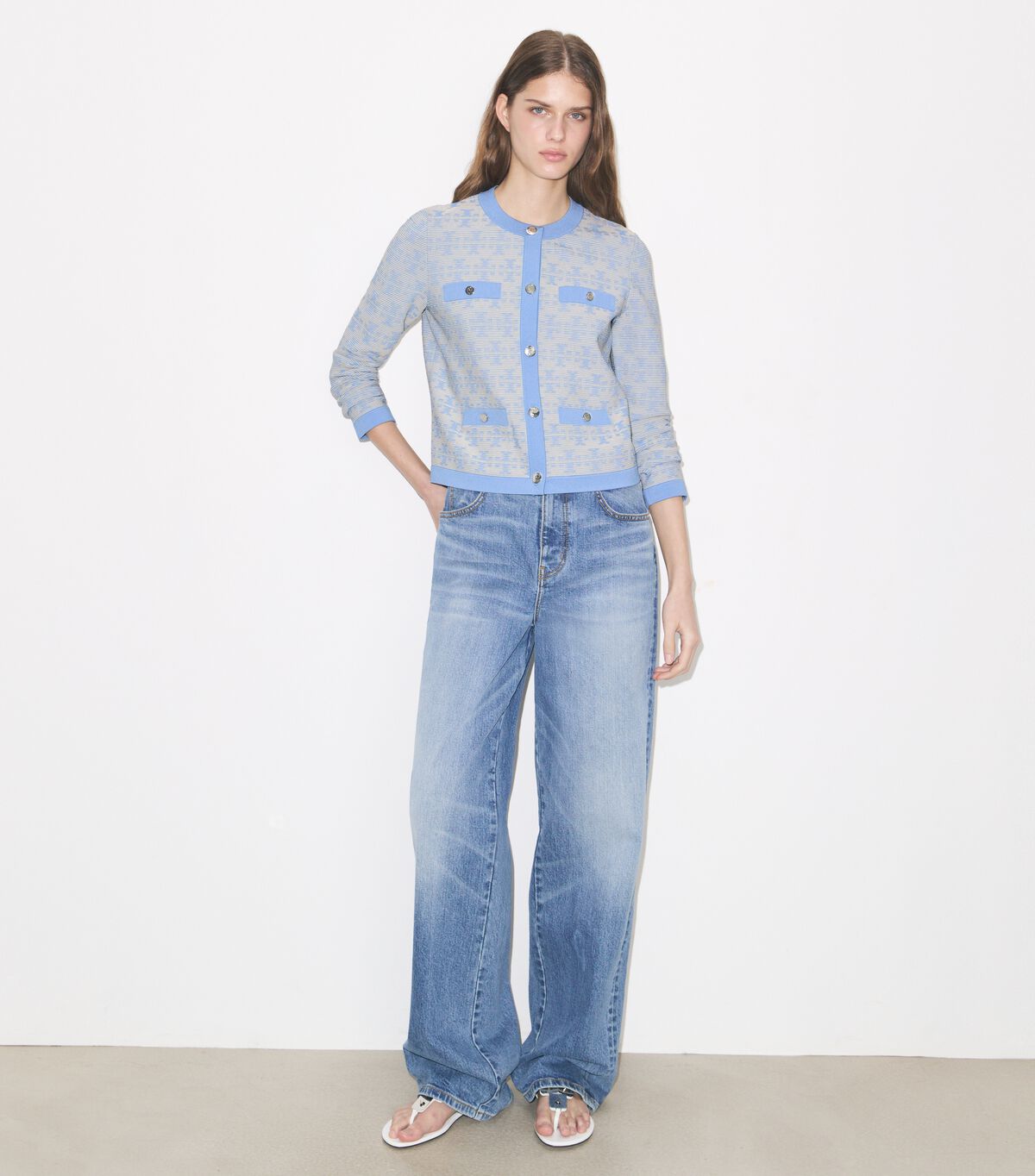 tory burch kendra viscose cardigan