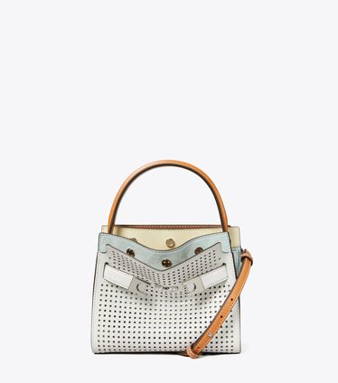 Petite Lee Radziwill Perforated Double Bag