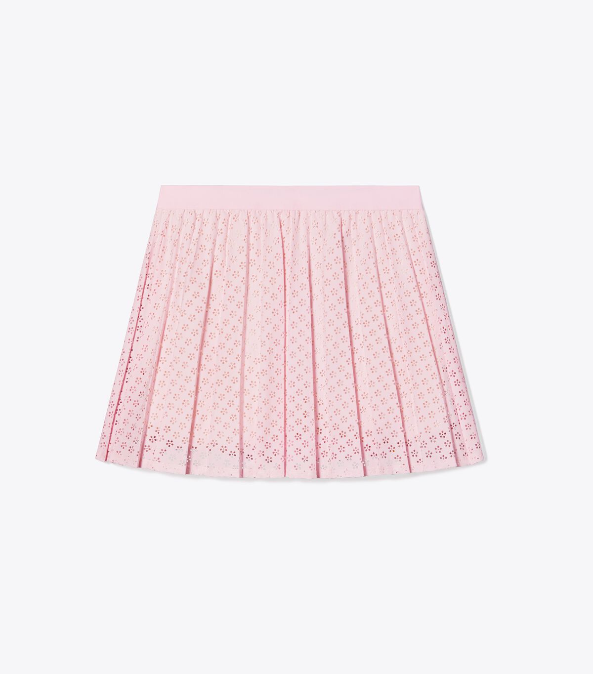 Pleated Laser Cut Tennis Skirt