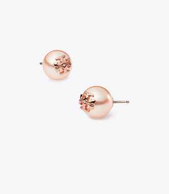 Crystal-Pearl Stud Earring | Jewelry & Watches | Tory Burch