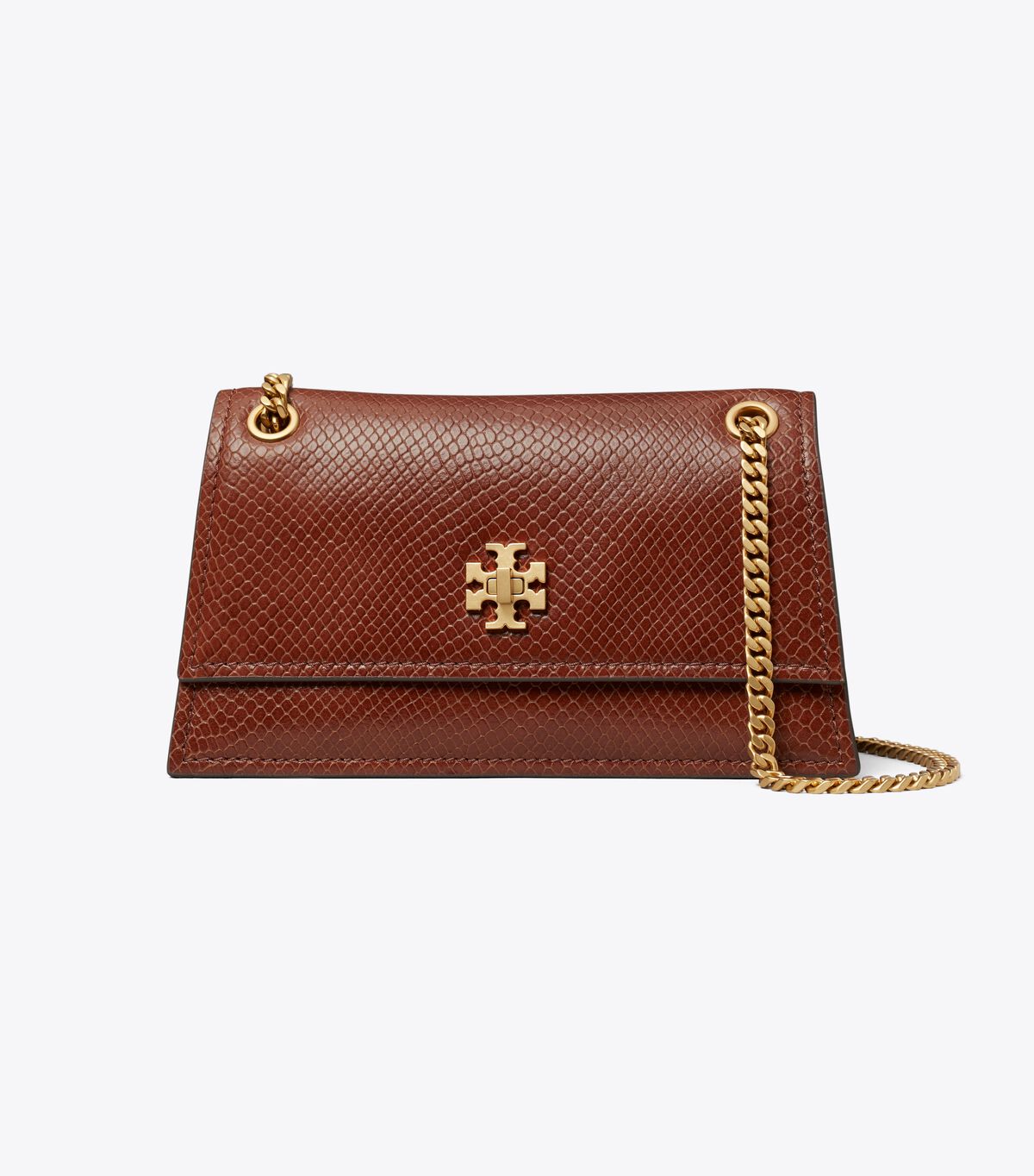 tory burch mini kira turnlock snake embossed shoulder bag