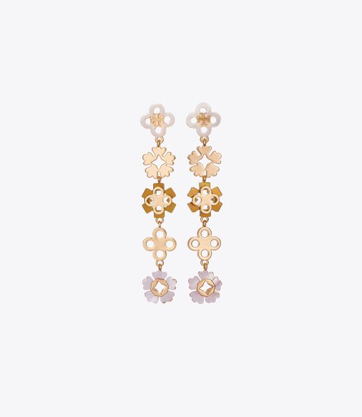 tory burch forget me not linear earrings