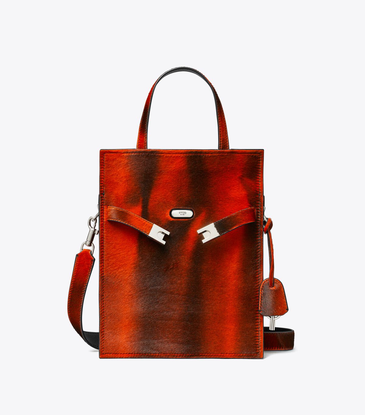 tory burch small lee radziwill calf hair shopper