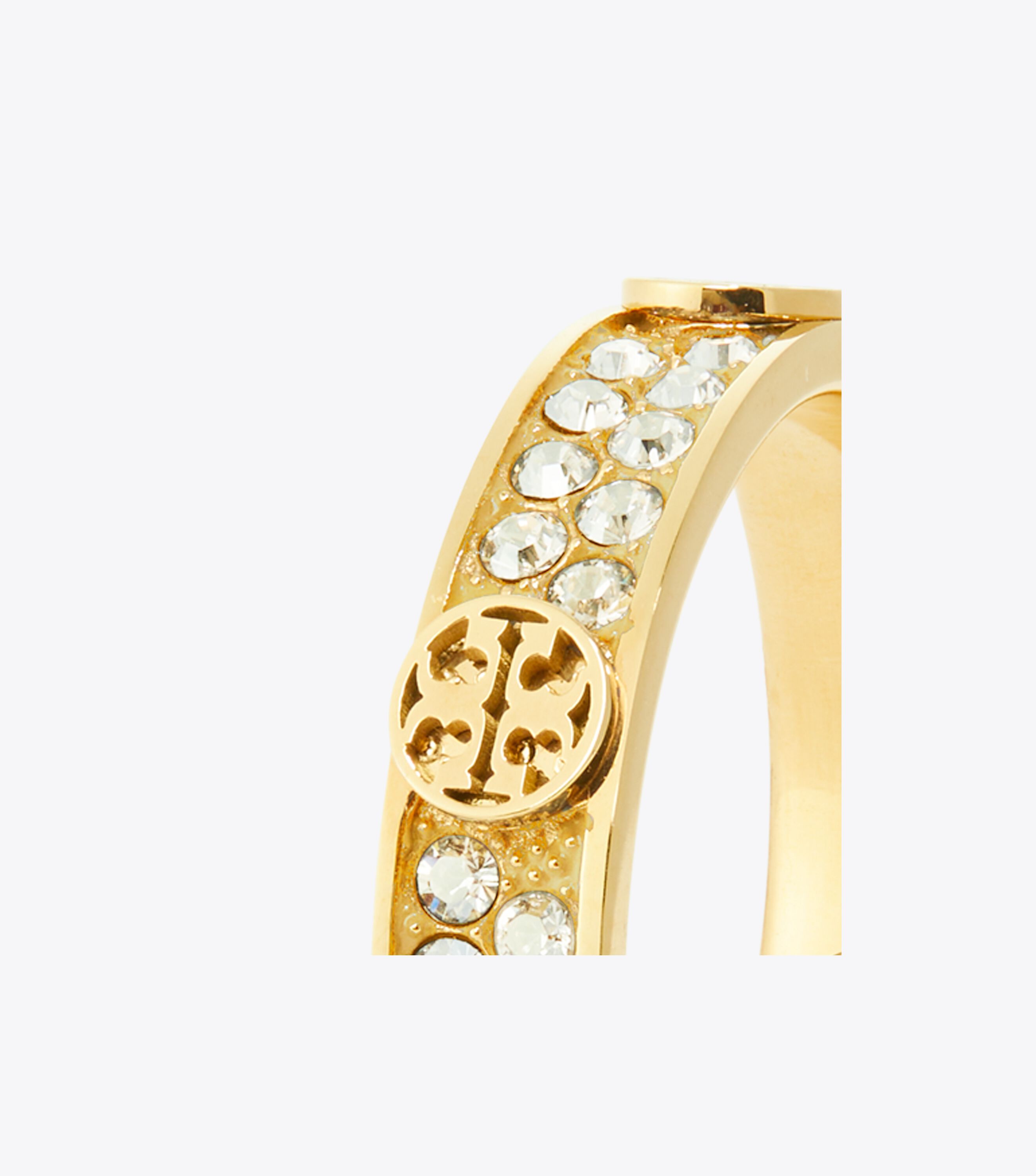 *TORY BURCH*ラインストーン付き リング Tory Burch - Tory Burch キラ チェーン リングの通販 by かに