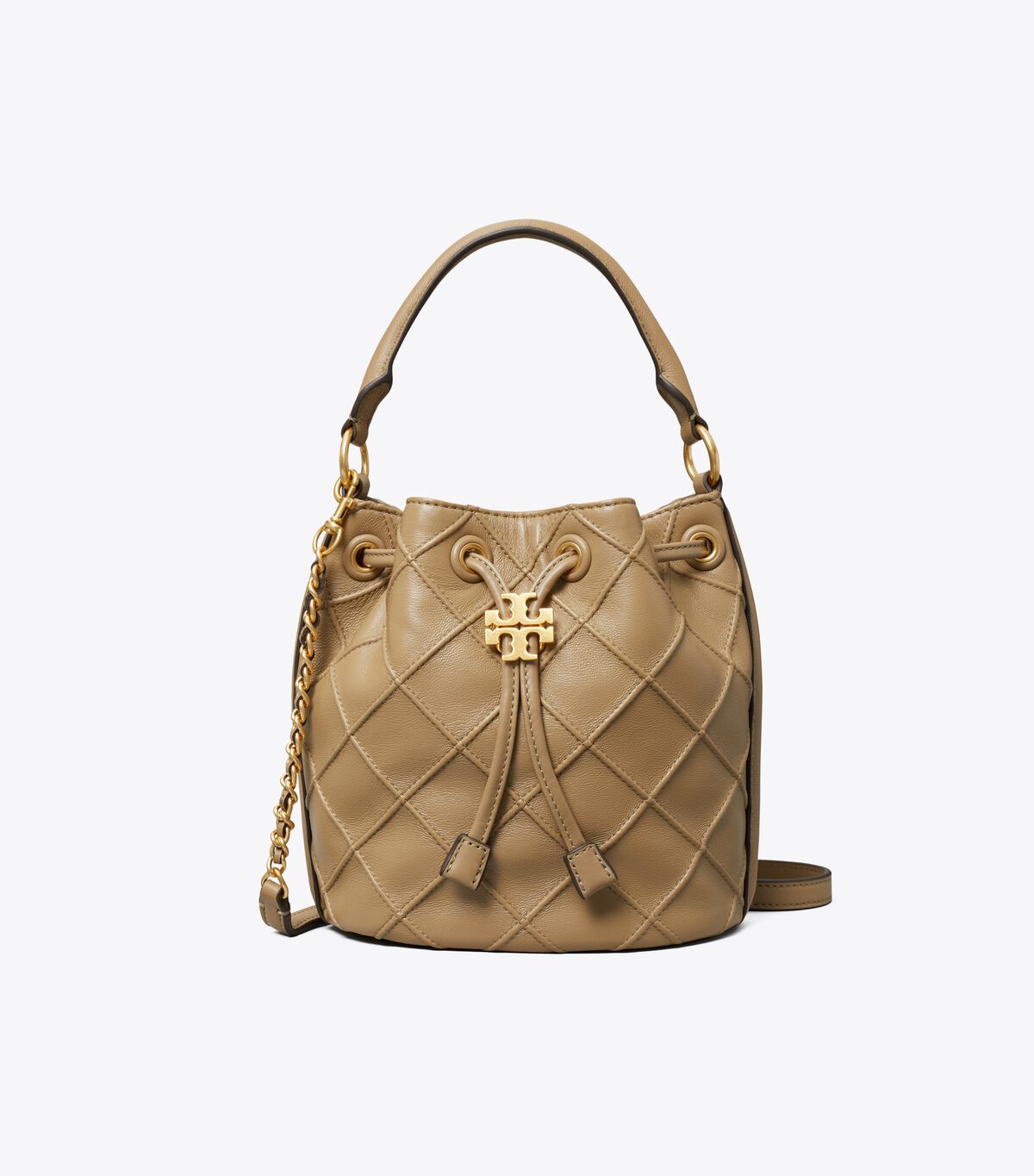 tory burch small fleming soft bucket bag