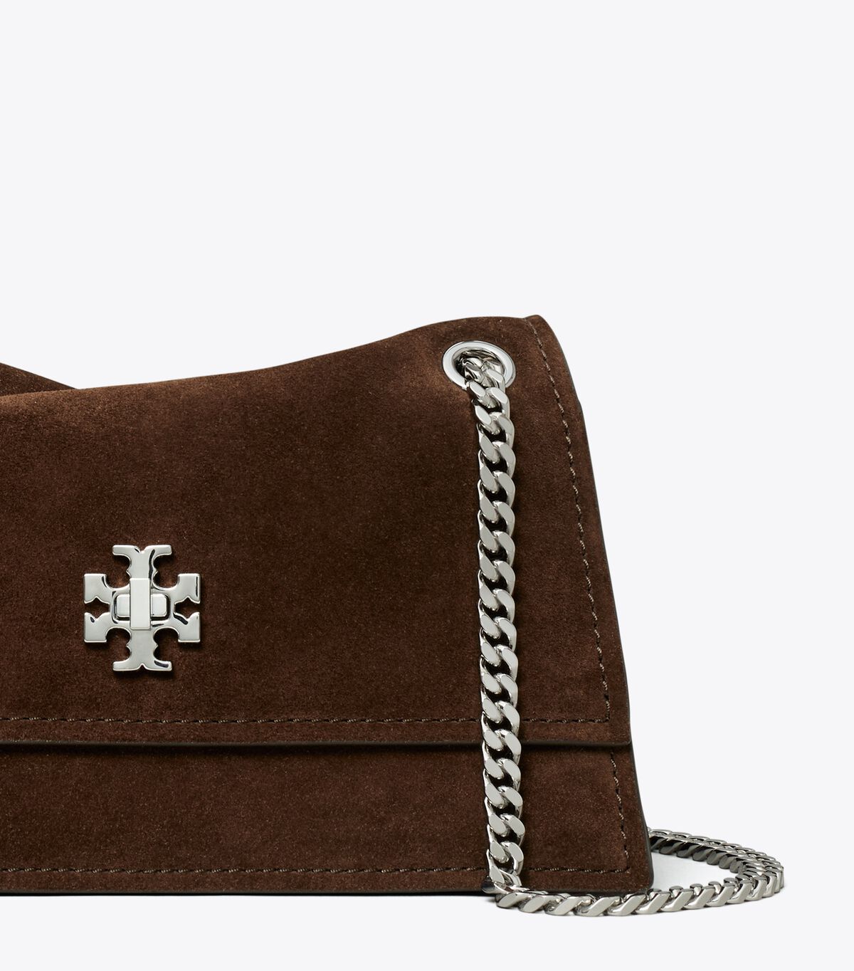 tory burch mini kira turnlock suede shoulder bag