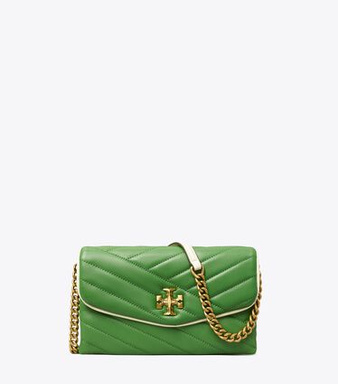 Kira Chevron Pop Edge Chain Wallet