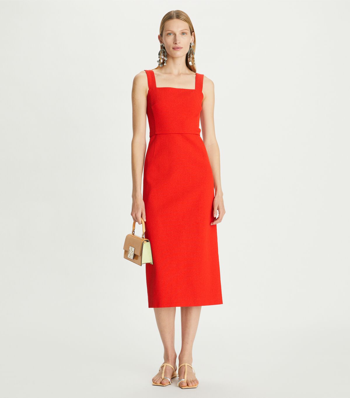 tory burch stretch faille dress