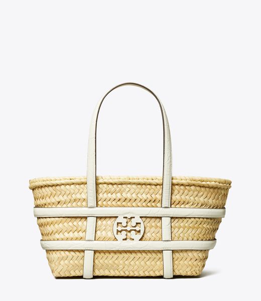 tory burch small ella straw basket
