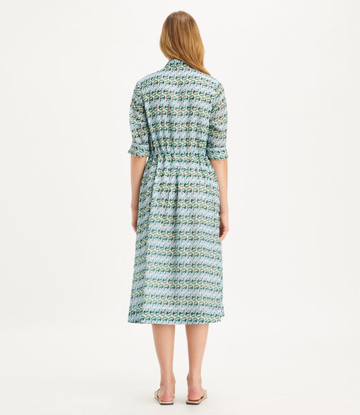 tory burch printed shirtdress