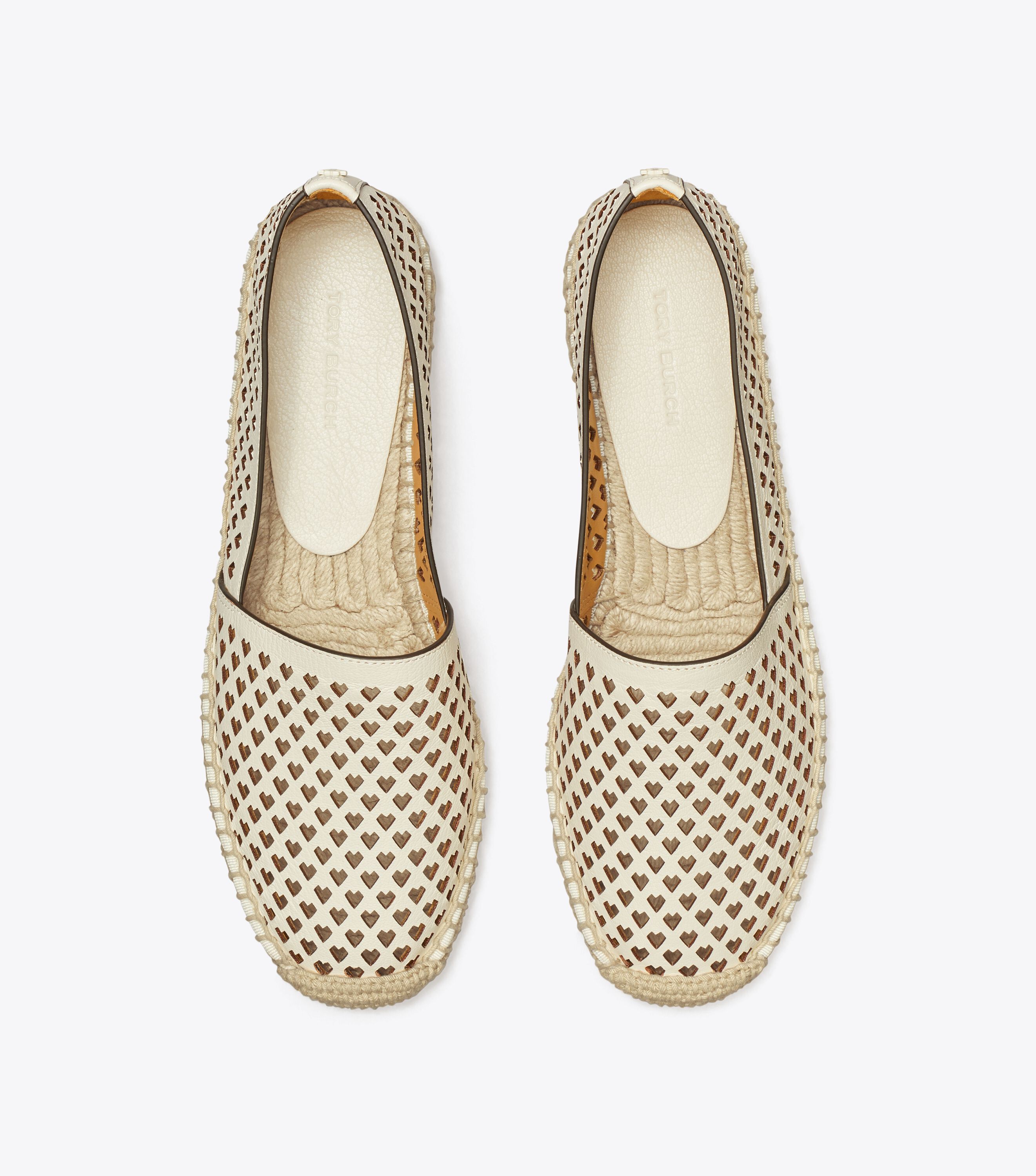 Tory burch perforated logo espadrille outlet