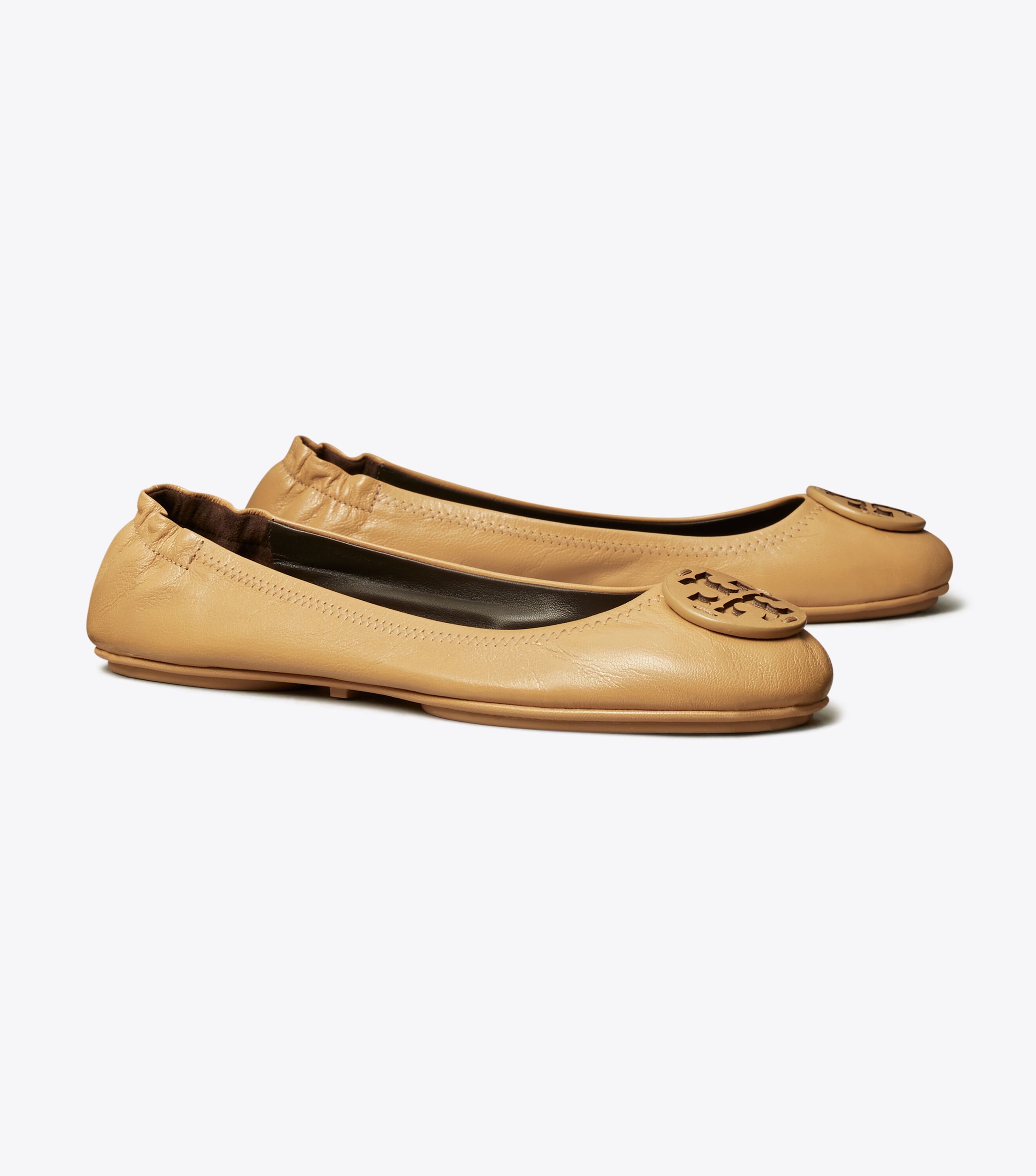 S*a様 TORY BURCH Minnie Travel Ballet Pav Minnie Travel Ballet, Ginger Shortbread | Tory Burch KSA