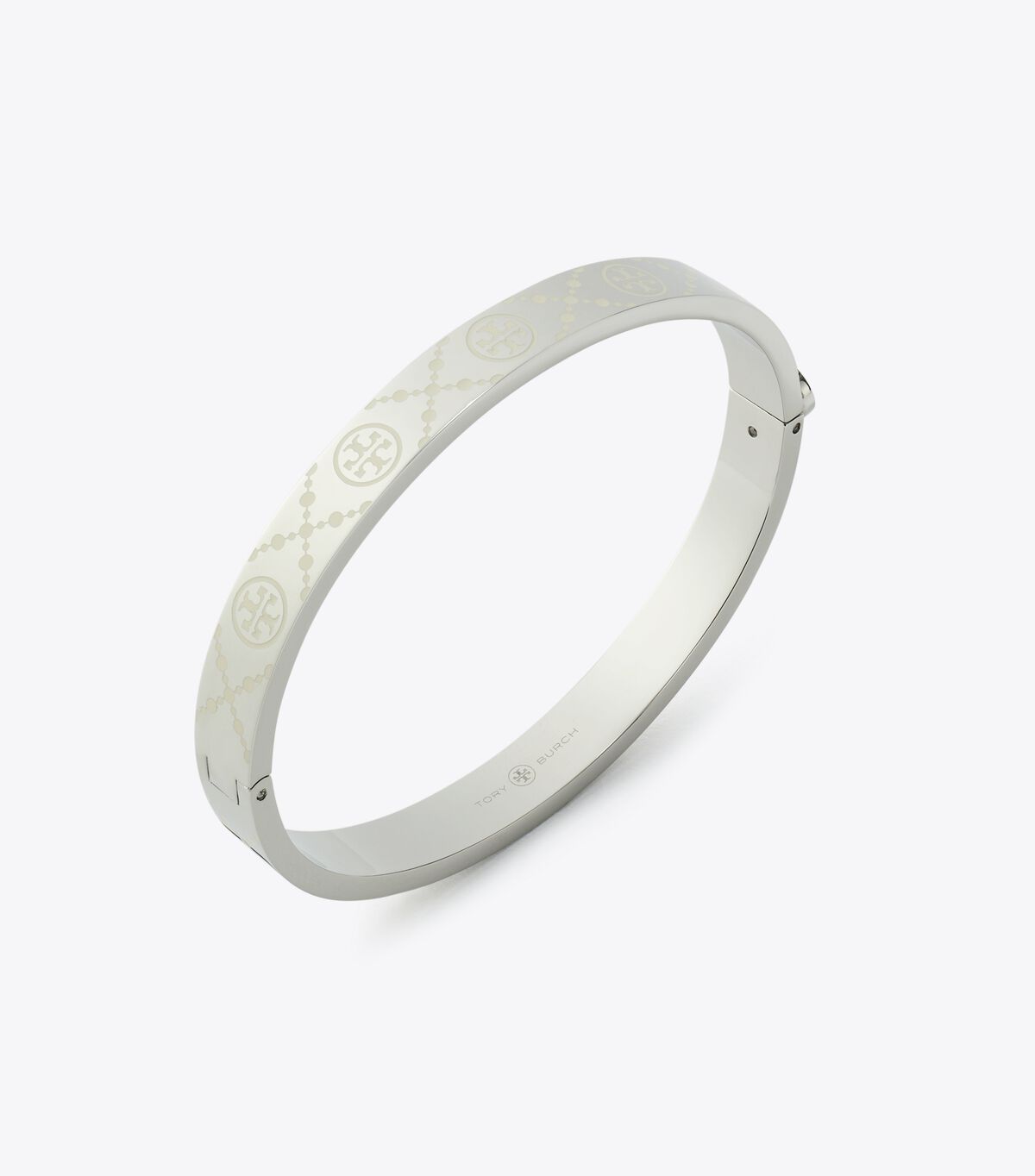 tory burch t monogram hinge bracelet