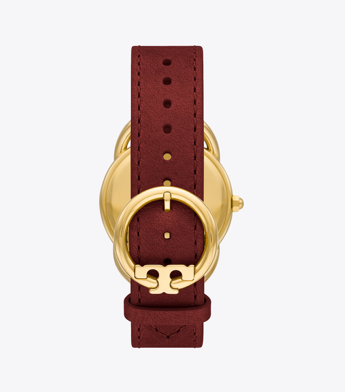 tory burch ravello watch  leather gold tone  32 x 40 mm
