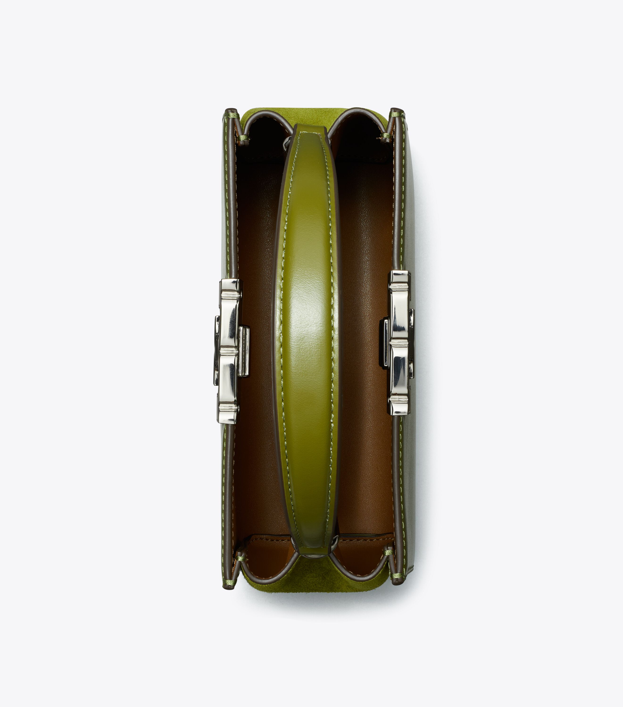 Mini Eleanor Satchel, Dark Matcha | Tory Burch KSA