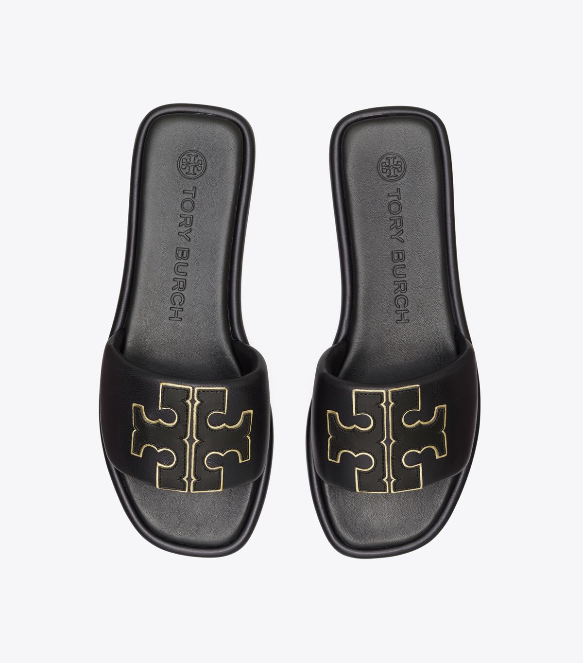tory burch double t sport slide