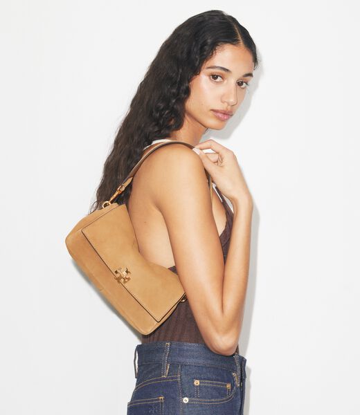 tory burch small charlie suede shoulder bag