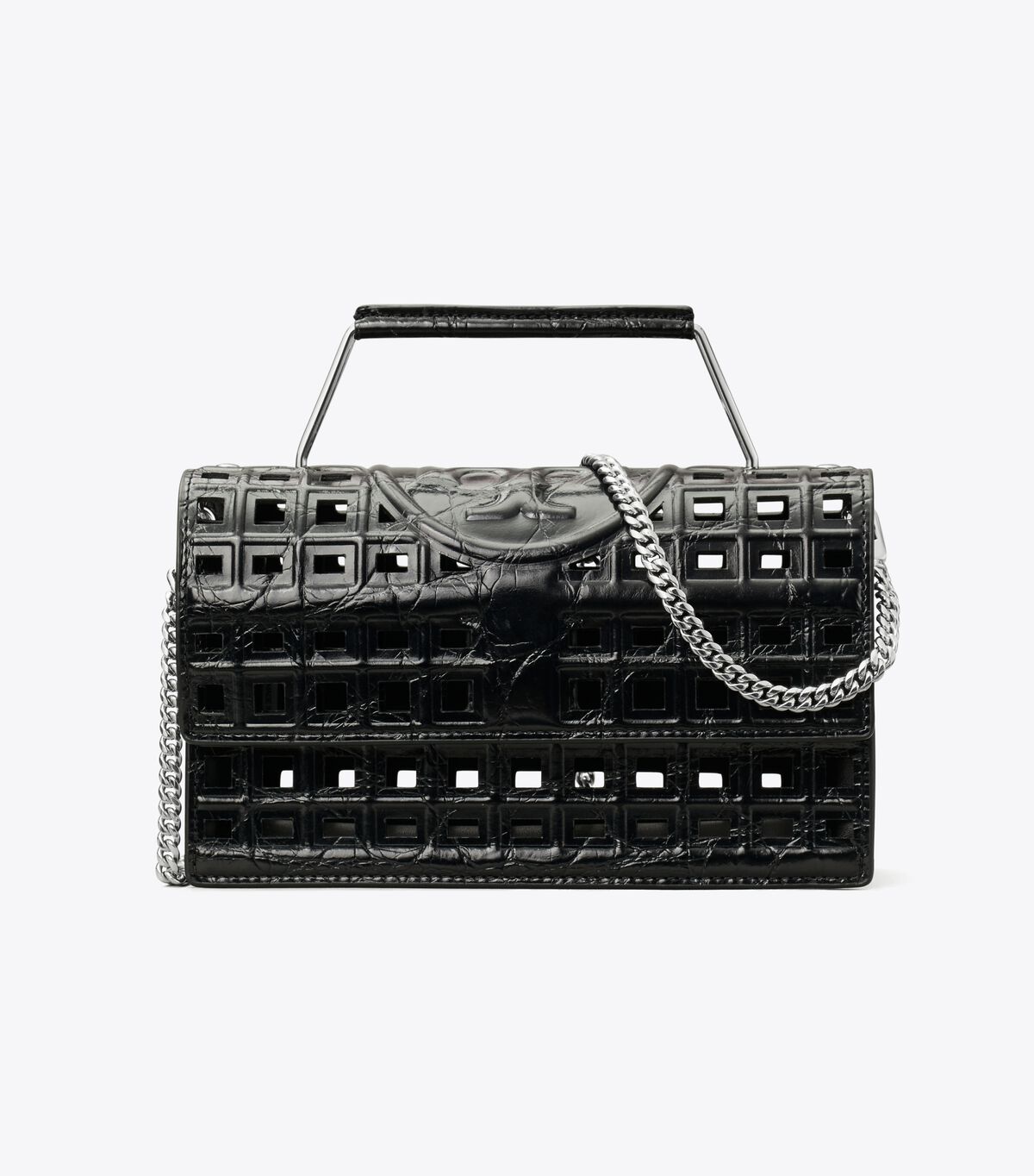 Small Fleming Cage Shoulder Bag tory burch small fleming cage shoulder bag