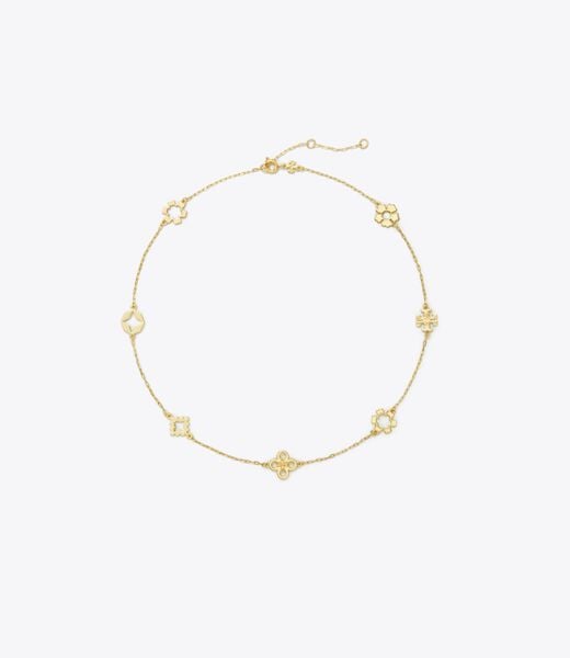 tory burch kira clover necklace