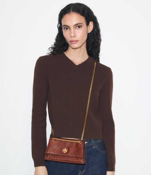 Mini Kira Turnlock Snake-Embossed Shoulder Bag tory burch mini kira turnlock snake embossed shoulder bag