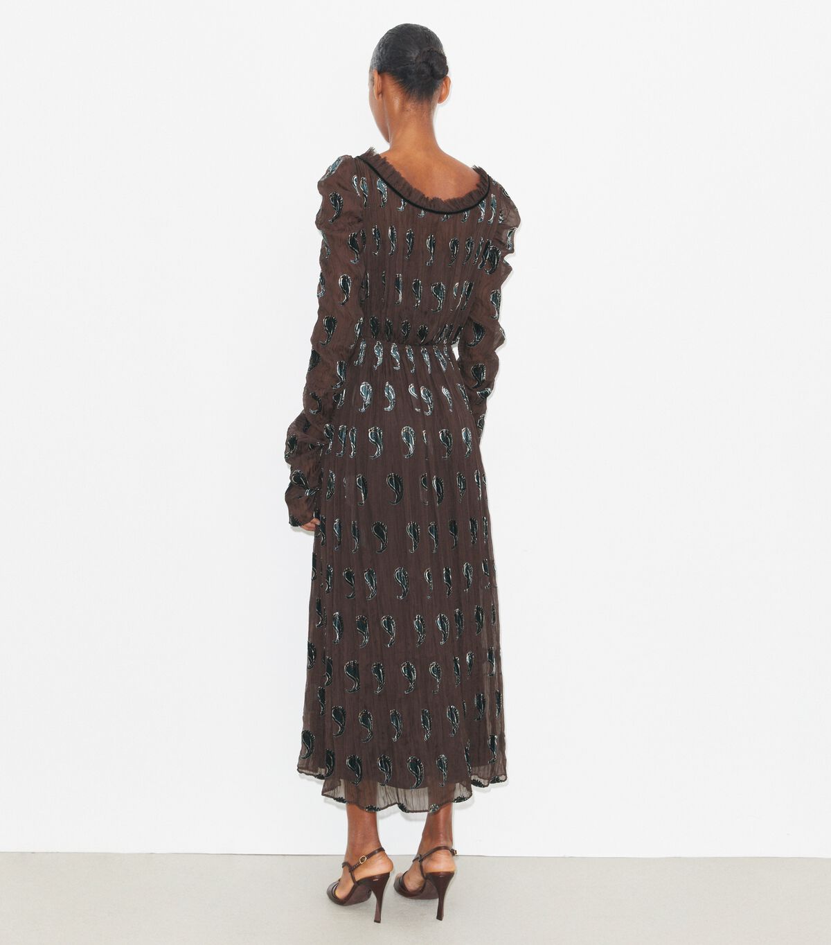 tory burch ruched velvet dress