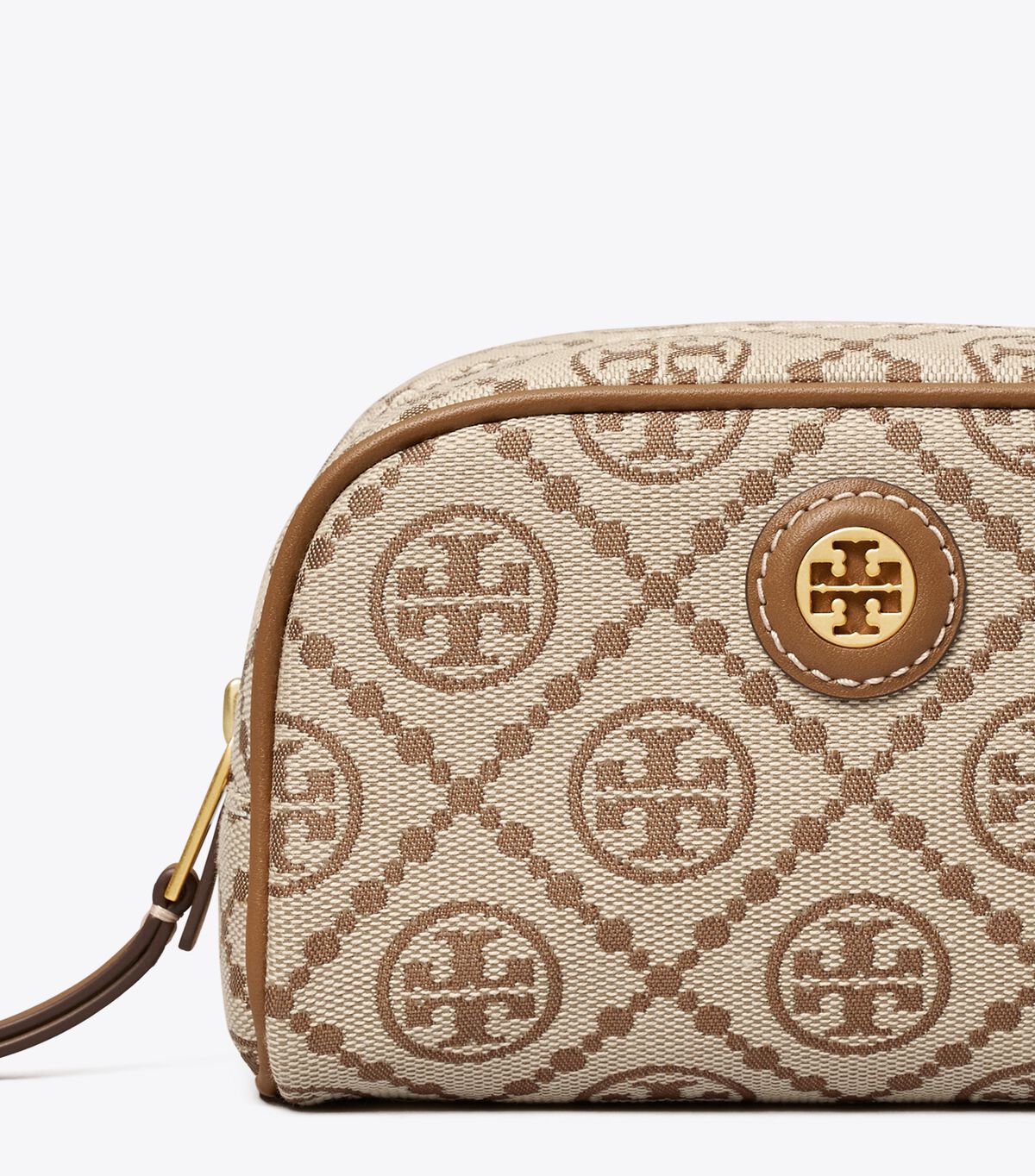 tory burch t monogram jacquard mini cosmetic case