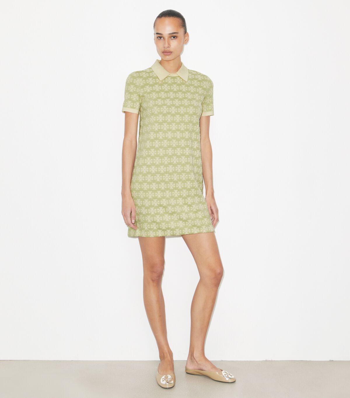 tory burch cotton polo dress