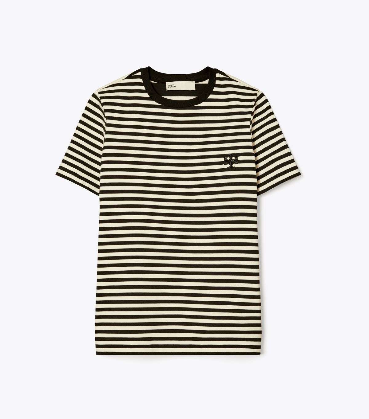tory burch embroidered logo t shirt
