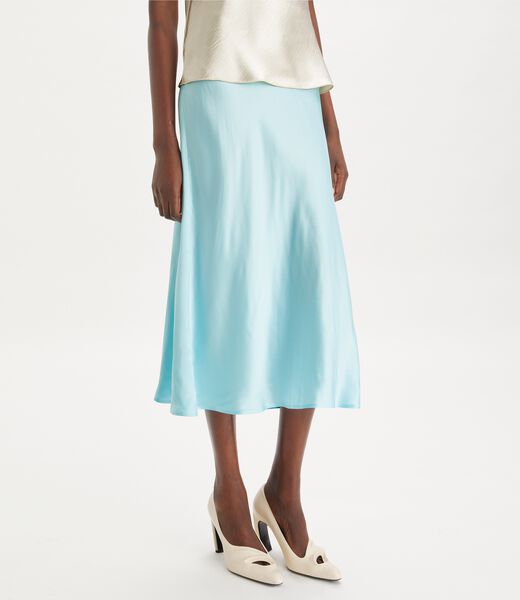 tory burch satin skirt