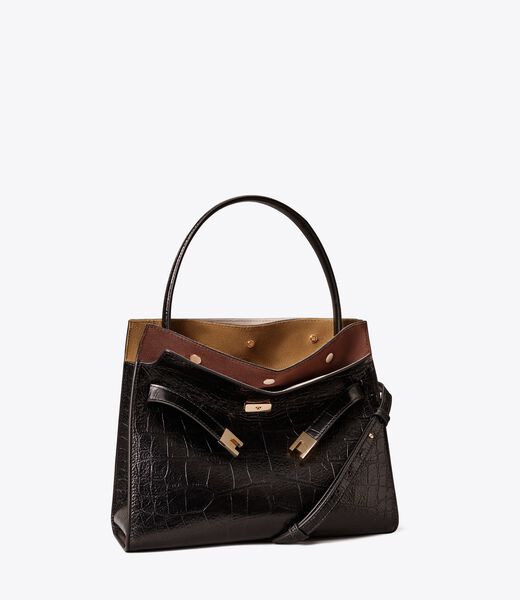 حقيبة لي رادزيويل مزدوجة صغيرة بنقشة بارزة tory burch حقيبة لي رادزيويل مزدوجة صغيرة بنقشة بارزة