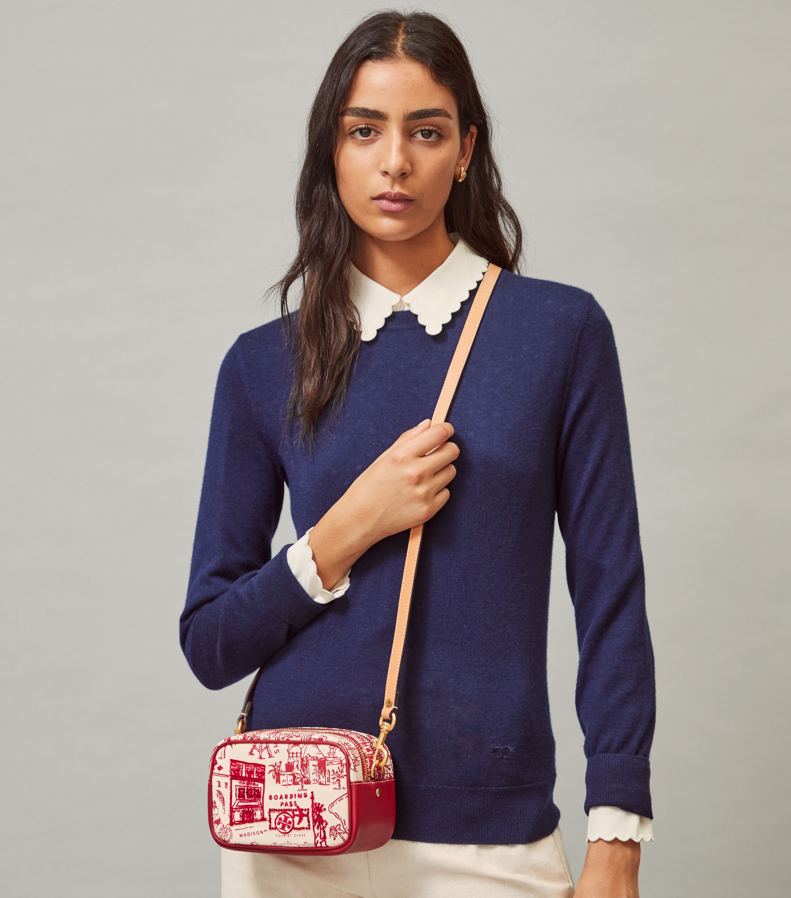 Perry printed canvas mini bag deals