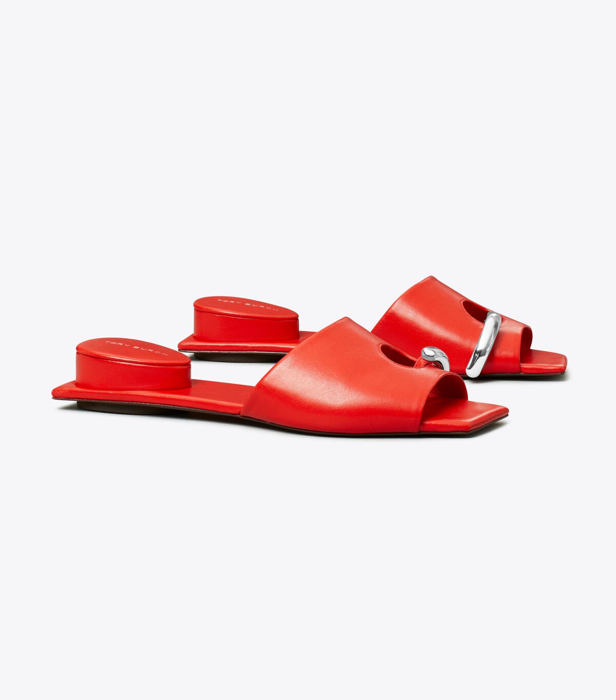 tory burch pierced flat mule sandal