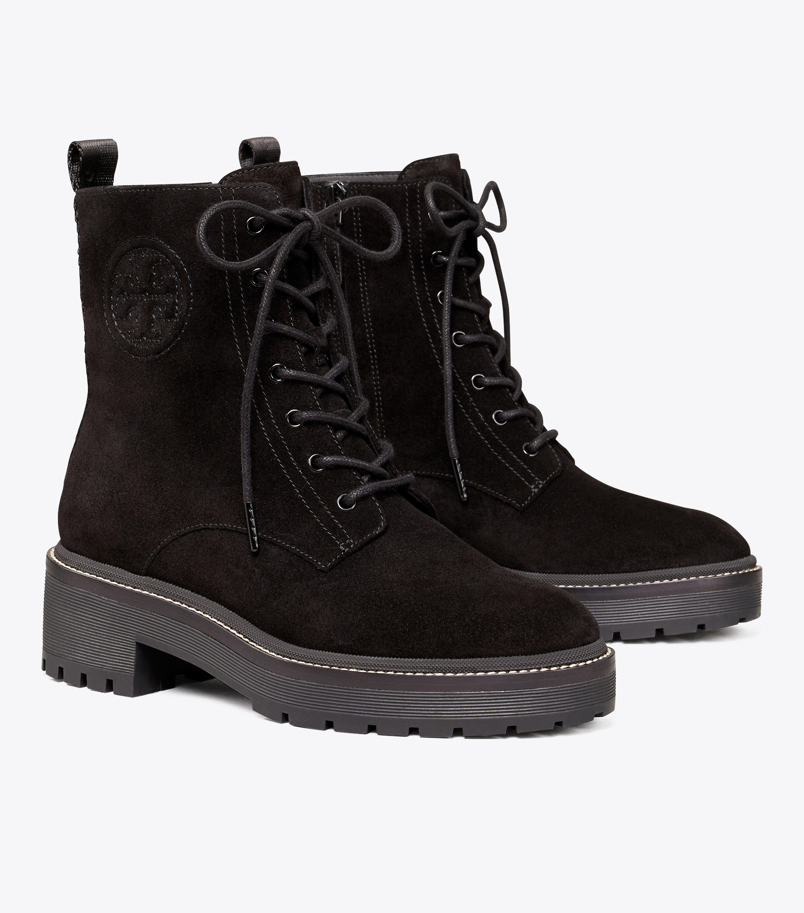 Tory burch black new arrivals suede boots