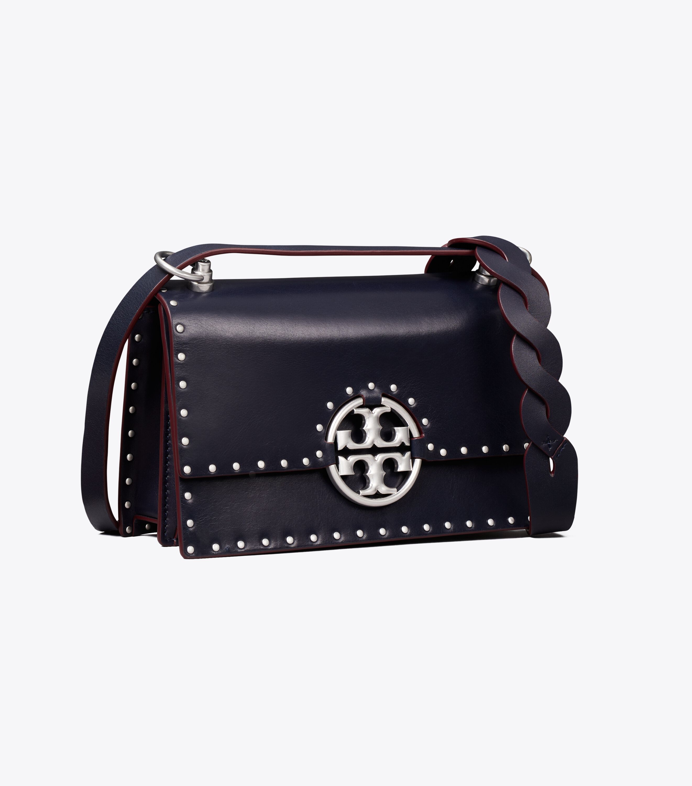 Small Miller Studded Flap Shoulder Bag Handbags Tory Burch