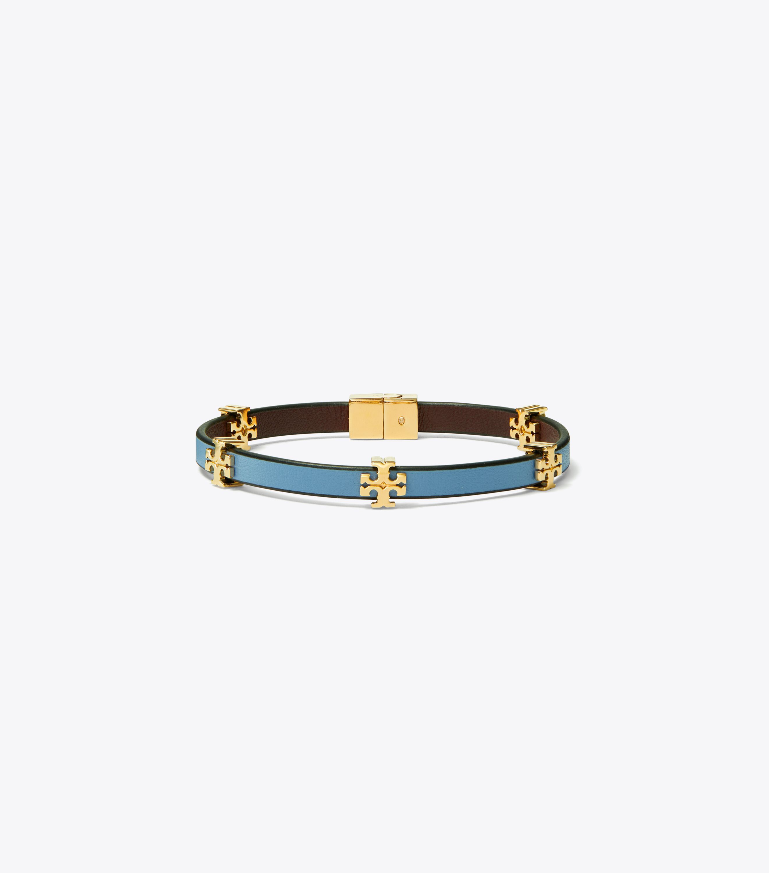 Tory burch leather bracelet new arrivals