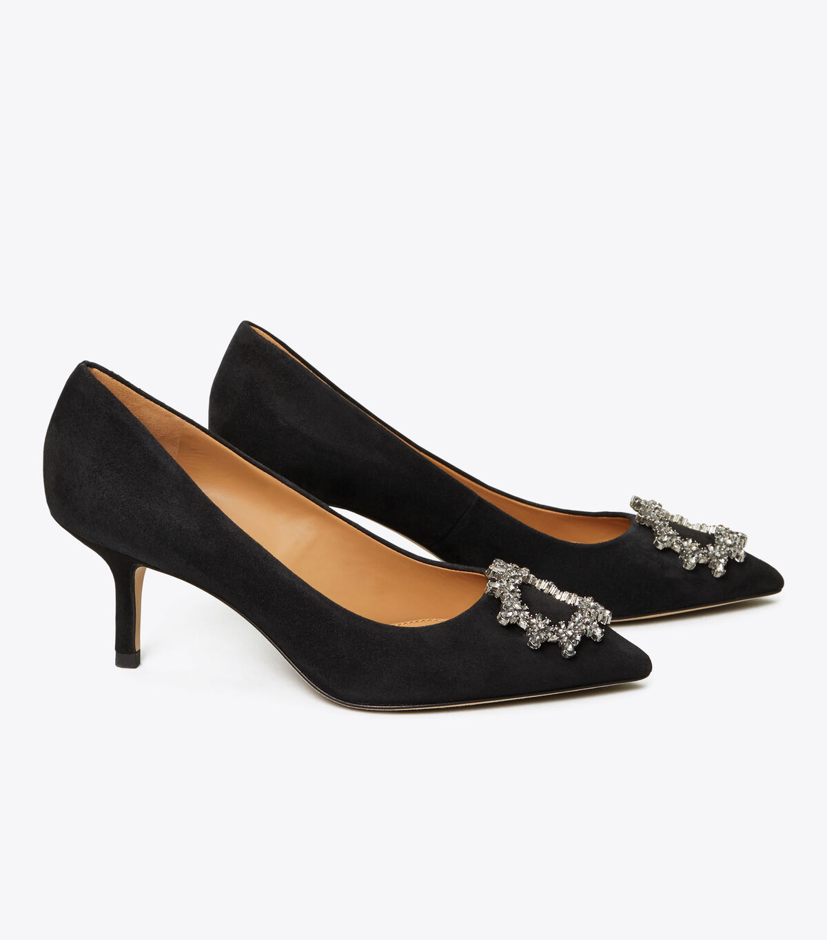 Crystal-Buckle Pump