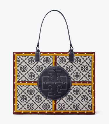 Ella Monogram Quadrant Tote Bag