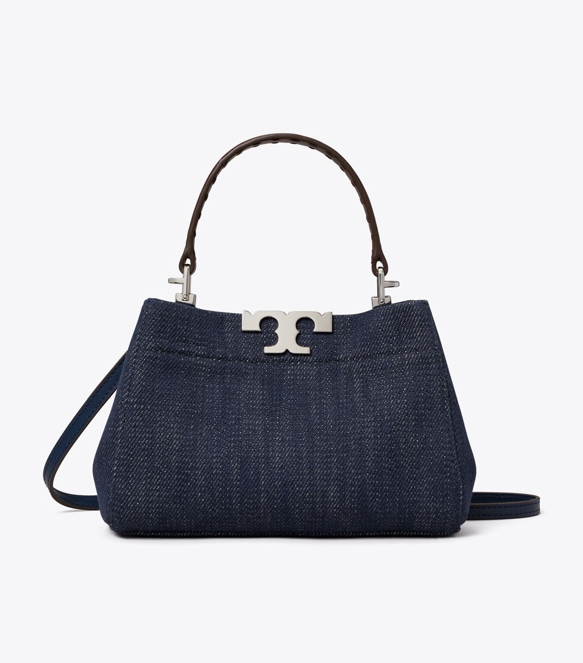 Mini Eleanor Denim Satchel tory burch mini eleanor denim satchel