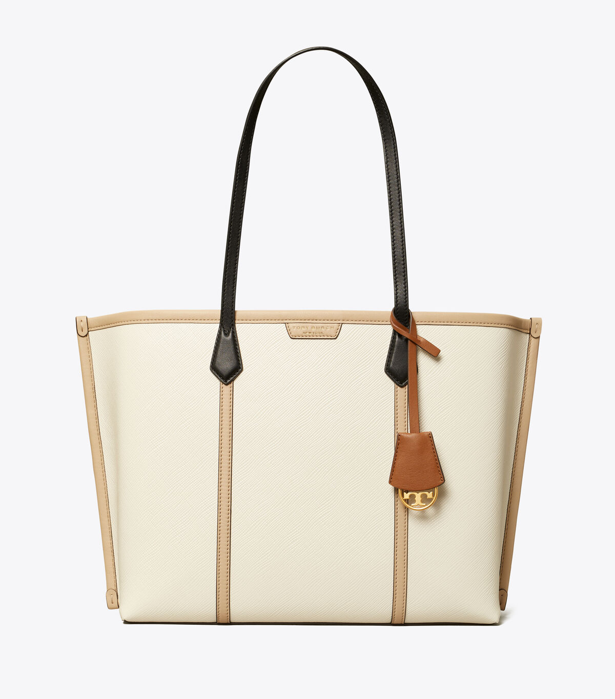 PERRY COLOR-BLOCK TRIPLE-COMPARTMENT TOTE