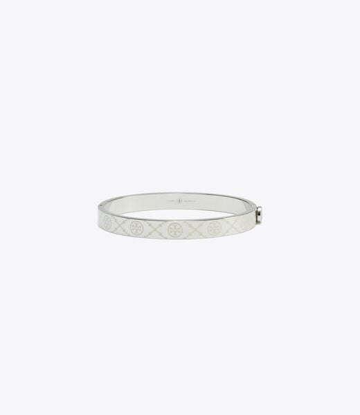 tory burch t monogram hinge bracelet