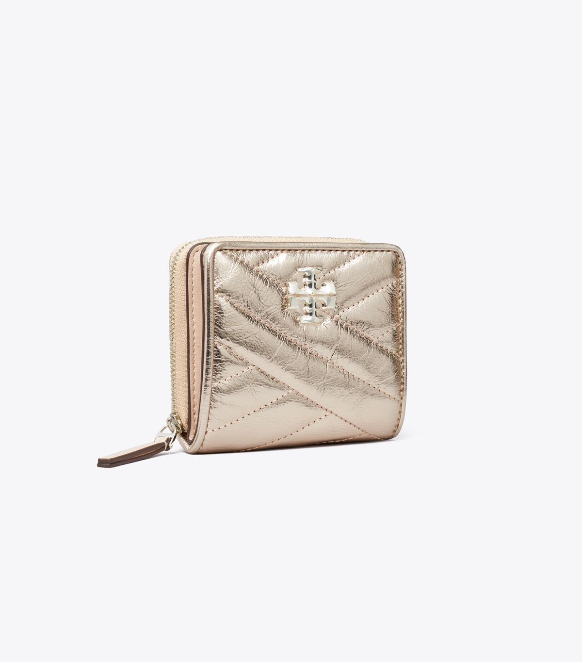 Kira Chevron Metallic Bi-Fold Wallet