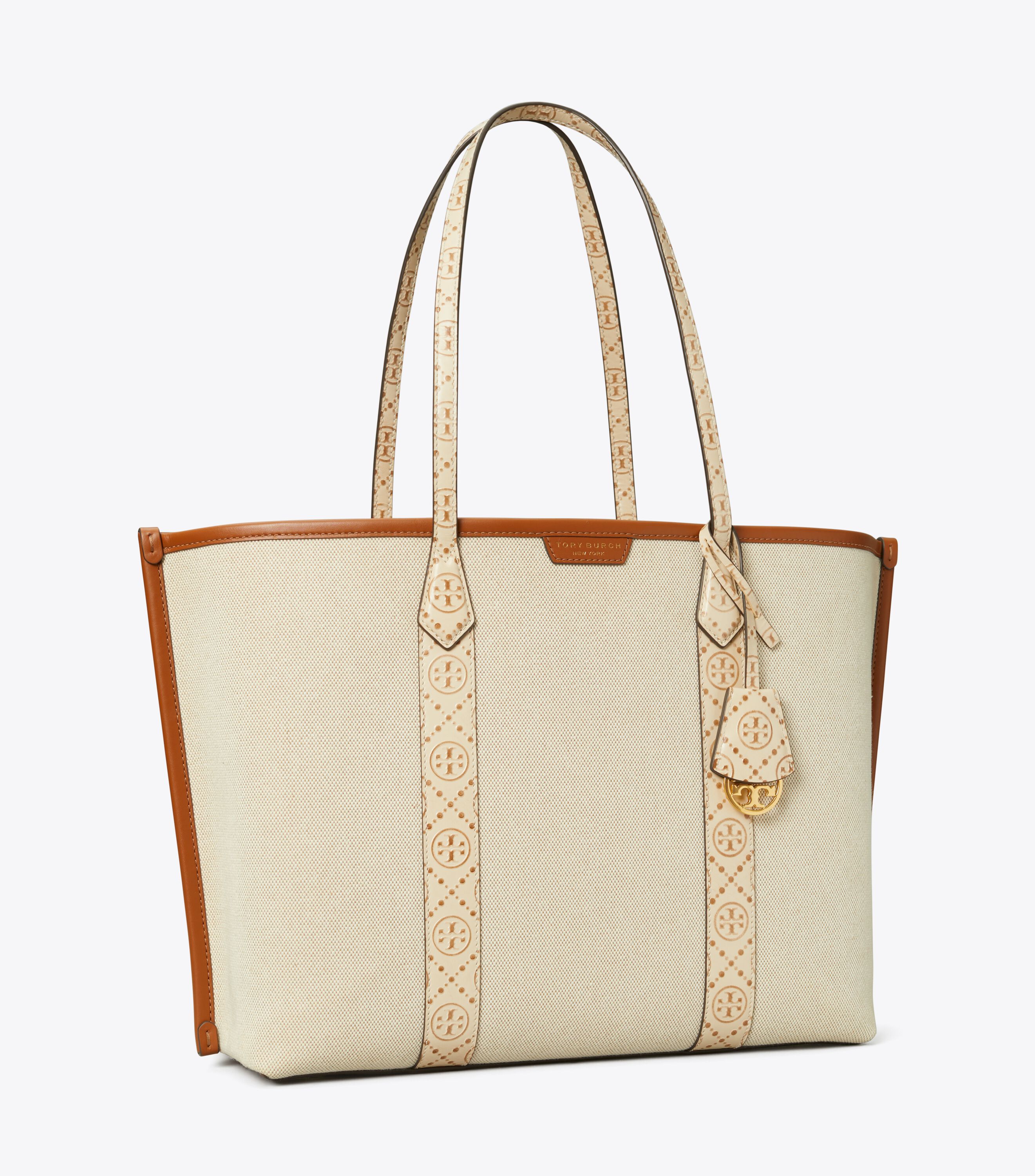 Tory Burch Perry Canvas Triple Compartment Tote Tory Burch KSA